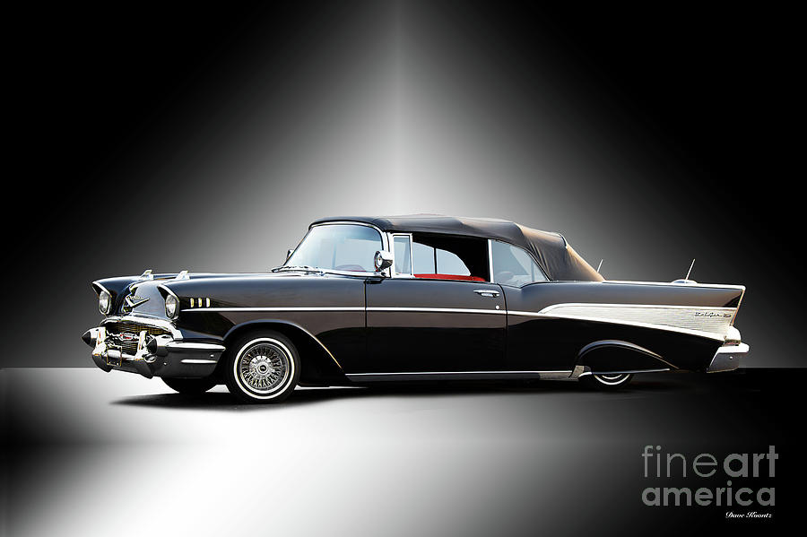 1957 Chevrolet Bel Air 'Lo Rider'Convertible Photograph by Dave Koontz ...