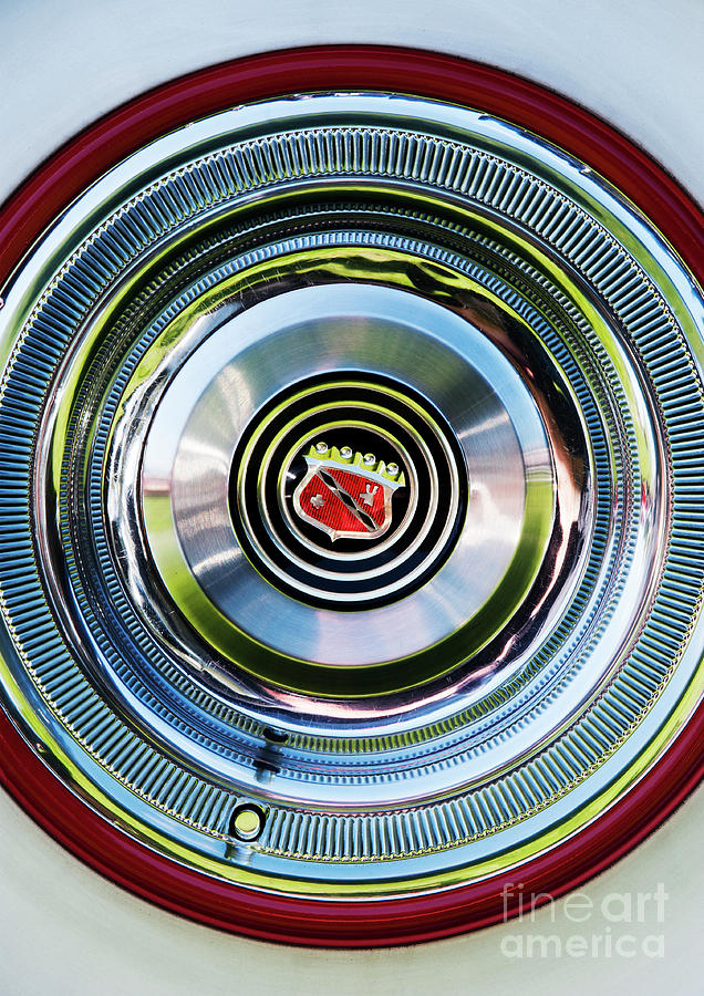 1958 Buick Limited Wheel Abstract Photograph by Tim Gainey