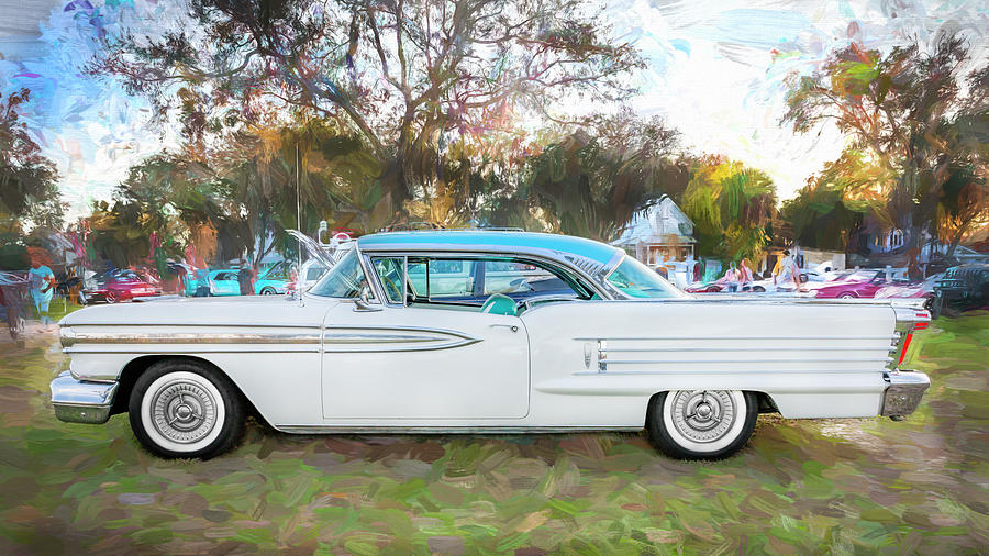 1958 Oldsmobile 98 Coupe X111 Photograph by Rich Franco