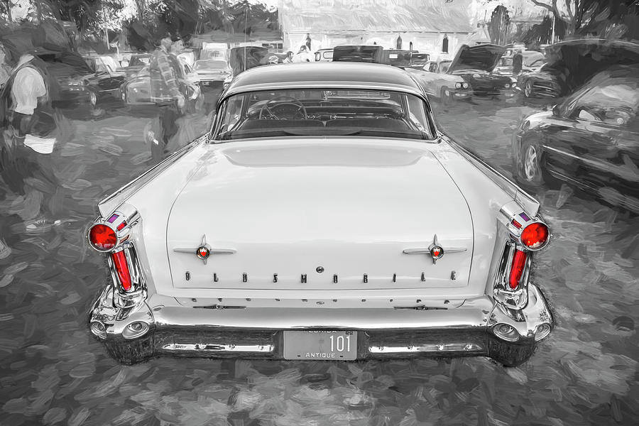 1958 Oldsmobile 98 Coupe X124 Photograph by Rich Franco