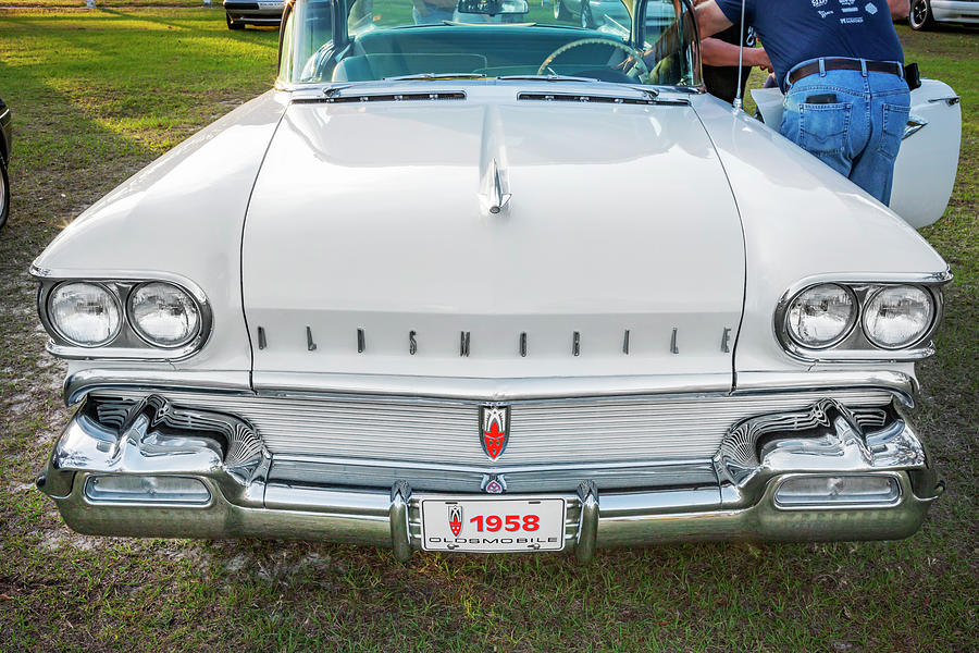 1958 Oldsmobile 98 Coupe X138 Photograph by Rich Franco