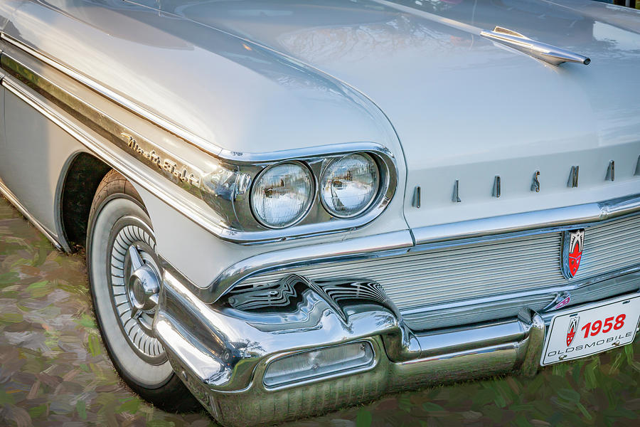 1958 Oldsmobile 98 Coupe X139 Photograph by Rich Franco