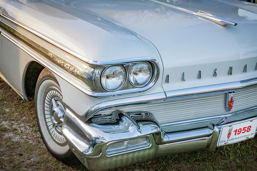 1958 Oldsmobile 98 Coupe X142 Photograph by Rich Franco