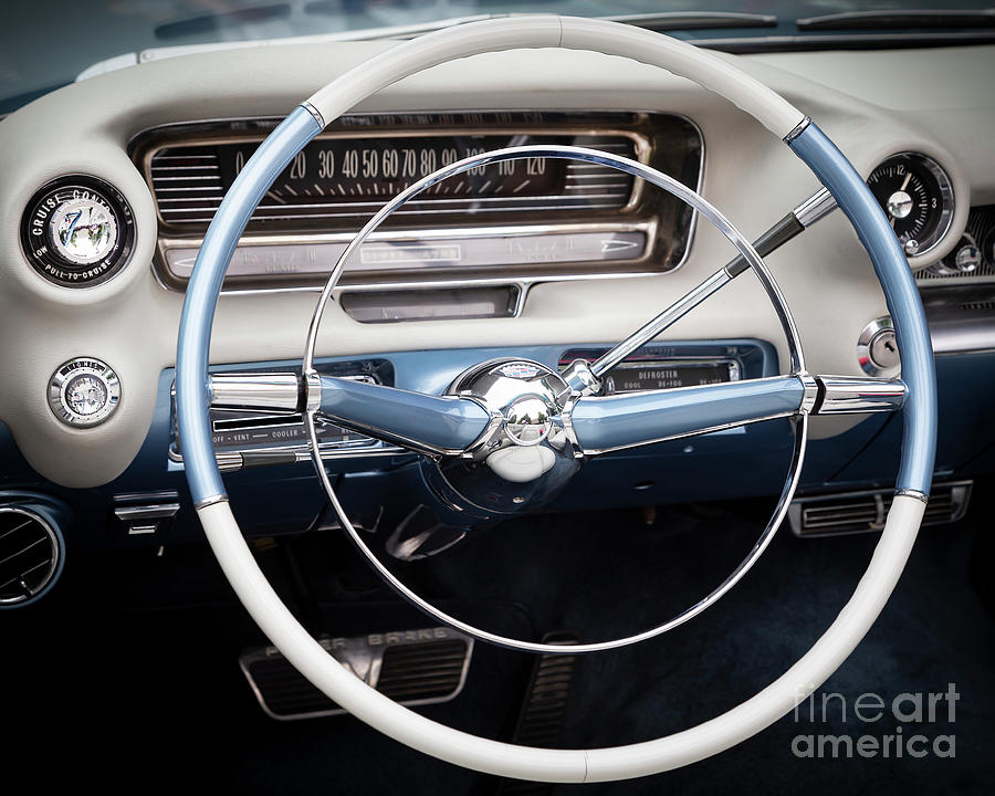 1959 Cadillac Dash Photograph by Dennis Hedberg