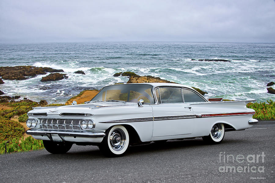 Transportation Photograph - 1959 Chevrolet Impala Two-Door Hardtop by Dave Koontz