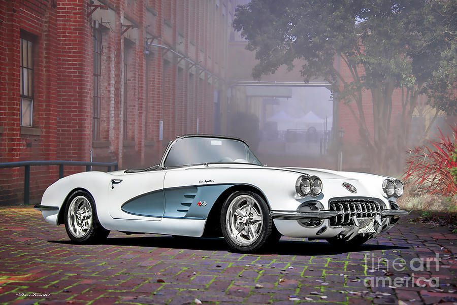 1959 Corvette Fuel Injected Convertible Photograph by Dave Koontz