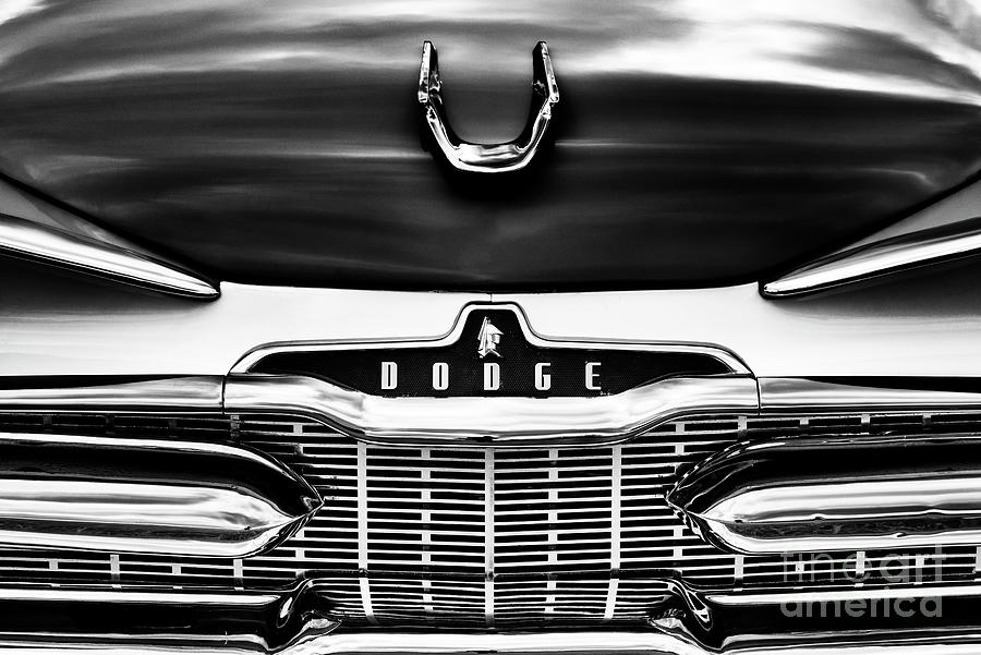 1959 Dodge Coronet Monochrome Photograph by Tim Gainey