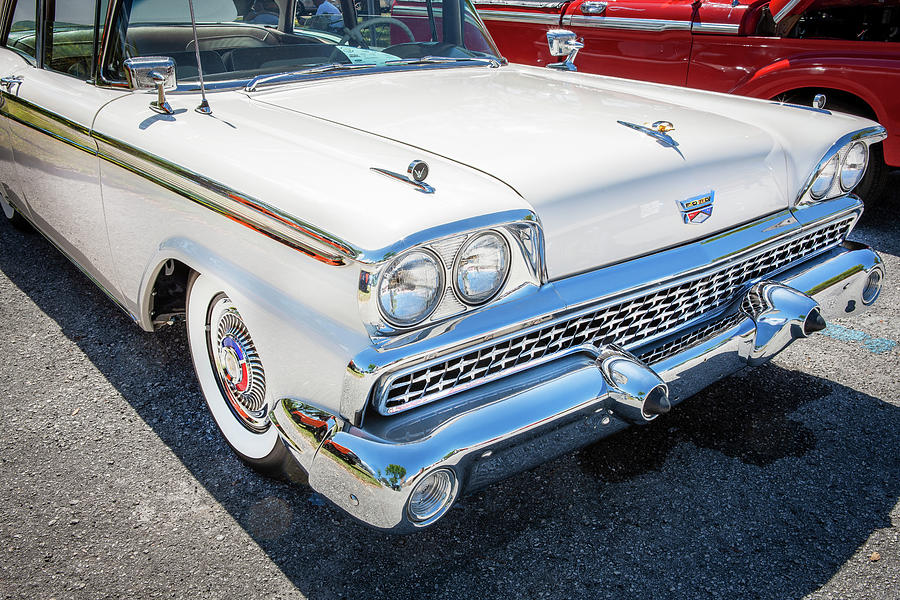 1959 Ford Fairlane 500 2 Dr Hardtop X117 Photograph By Rich Franco ...