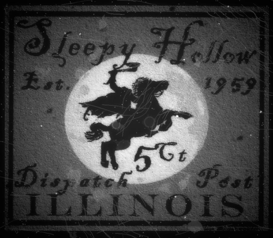 1959 Sleepy Hollow Illinois - 5cts. Hollow Gray - Dispatch Post Digital Art by Fred Larucci