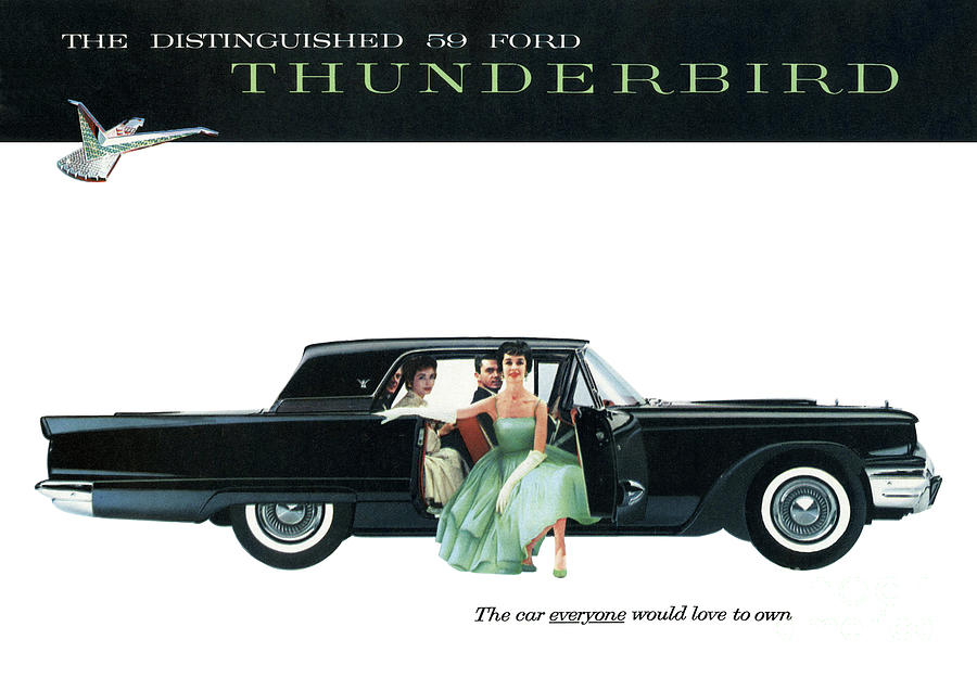 1959 Thunderbird Brochure Cover Photograph