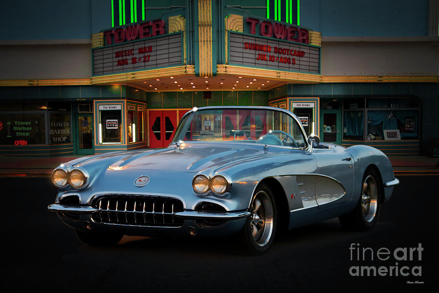 1960 Chevrolet C1 Corvette  Photograph by Dave Koontz