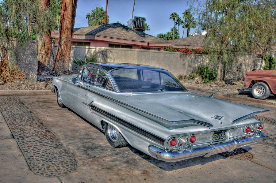 1960 Chevrolet Impala in HDR Photograph by Matthew Bamberg
