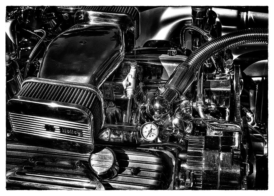 1960 Corvette Engine Compartment Photograph by Doug Matthews