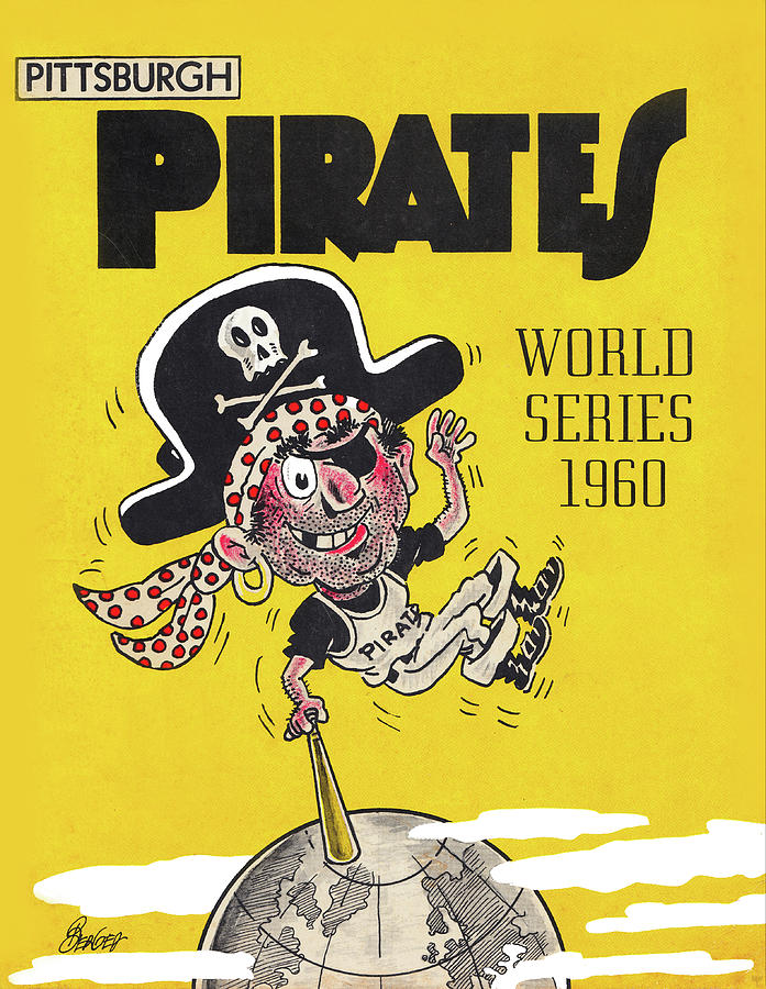 1960 Pittsburgh Pirates World Series Art Mixed Media by Row One Brand