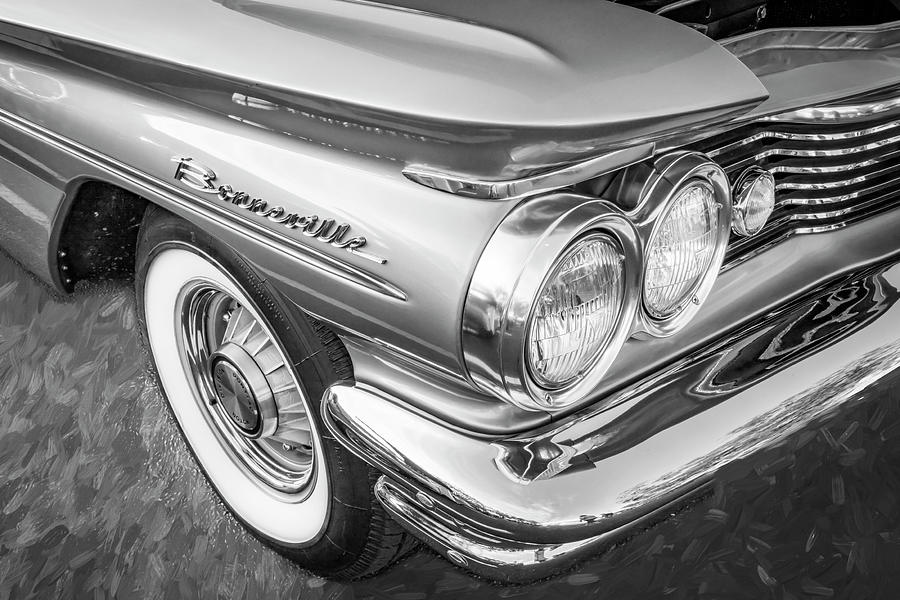 1960 Pontiac Bonneville 2 dr hardtop X115 Photograph by Rich Franco