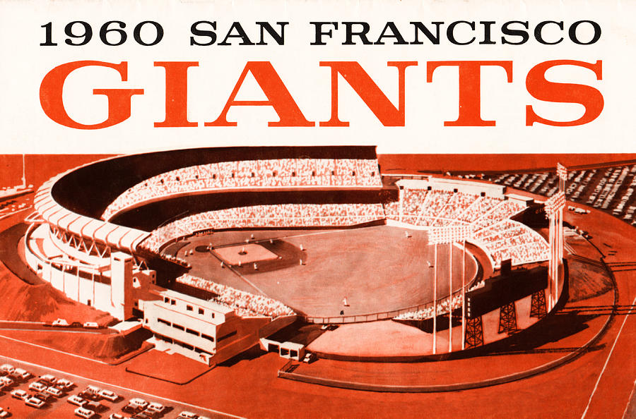 1960 San Francisco Giants Candlestick Park  Mixed Media by Row One Brand