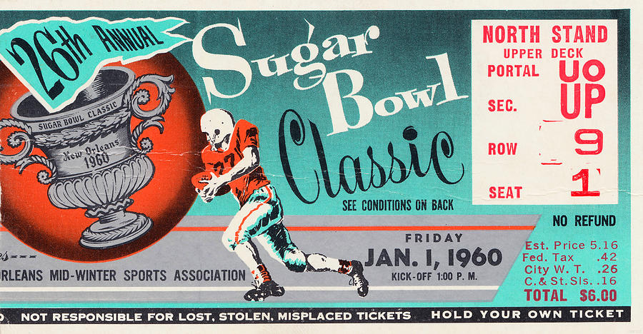 1960 Sugar Bowl Mixed Media by Row One Brand