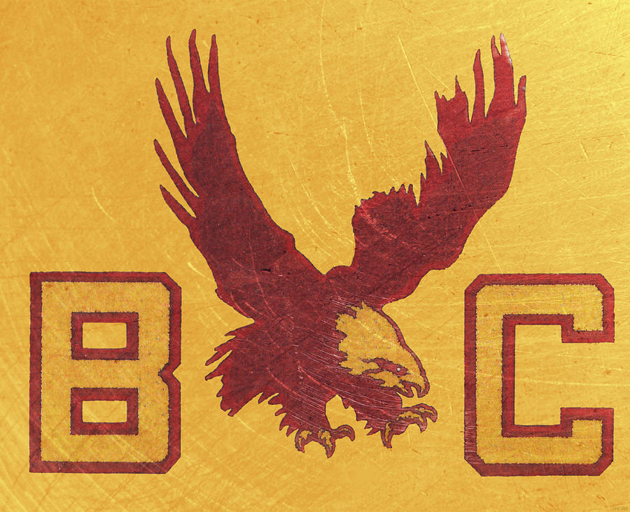 1960s Boston College Eagle Mixed Media by Row One Brand