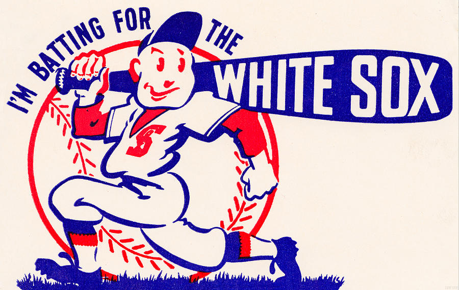 row one brand vintage chicago white sox poster retro remix - Row