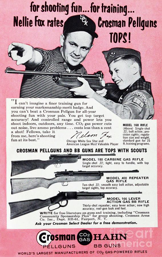 1950s Crossman BB guns ad Photograph by David Lee Thompson