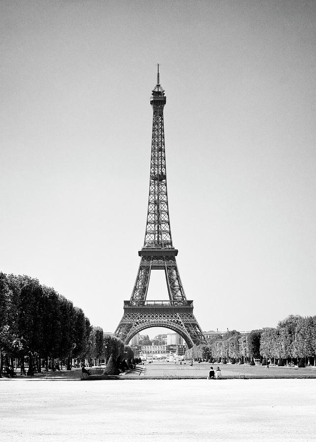 1960s Eiffel Tower wrought iron lattice structure in the Champ de Mars built in the 1880s Photograph by Panoramic Images