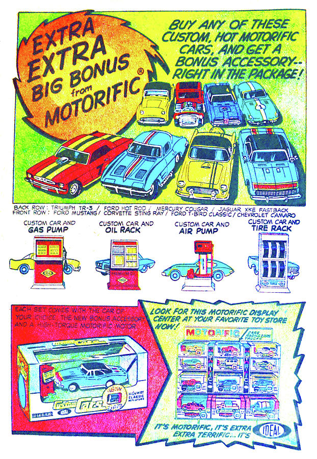 1960s Motorific Toy Cars Add Photograph