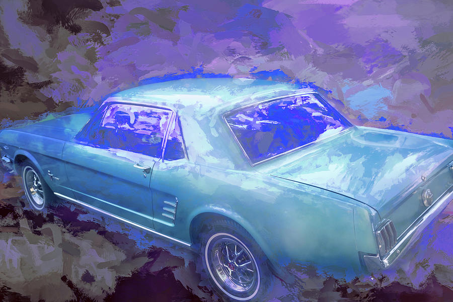 1960s Mustang Digital Art by Cathy Anderson