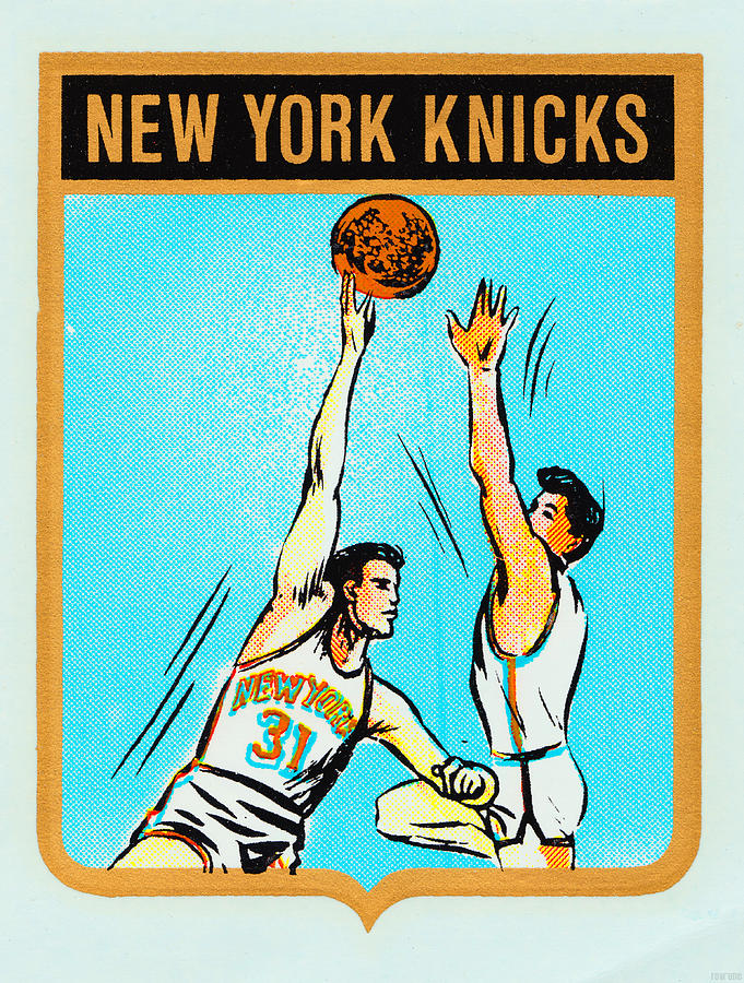 1960s New York Knicks Mixed Media by Row One Brand