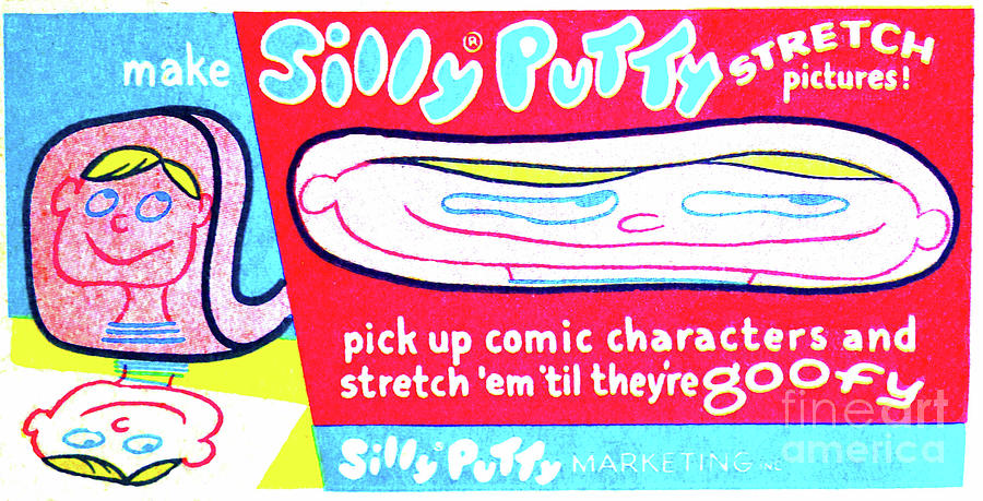 1960s Silly Putty add Photograph by David Lee Thompson