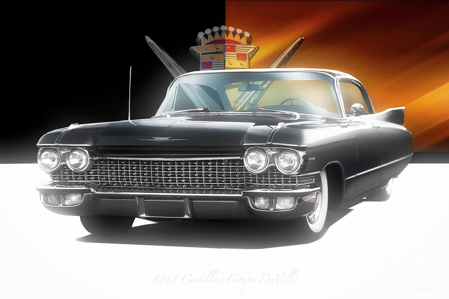 1961 Cadillac Coupe DeVille Photograph by Dave Koontz
