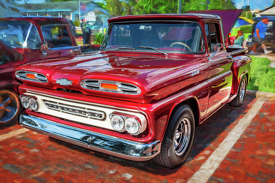 1961 Chevy Pick Up Truck Apache 10 Series 121 Photograph by Rich Franco ...