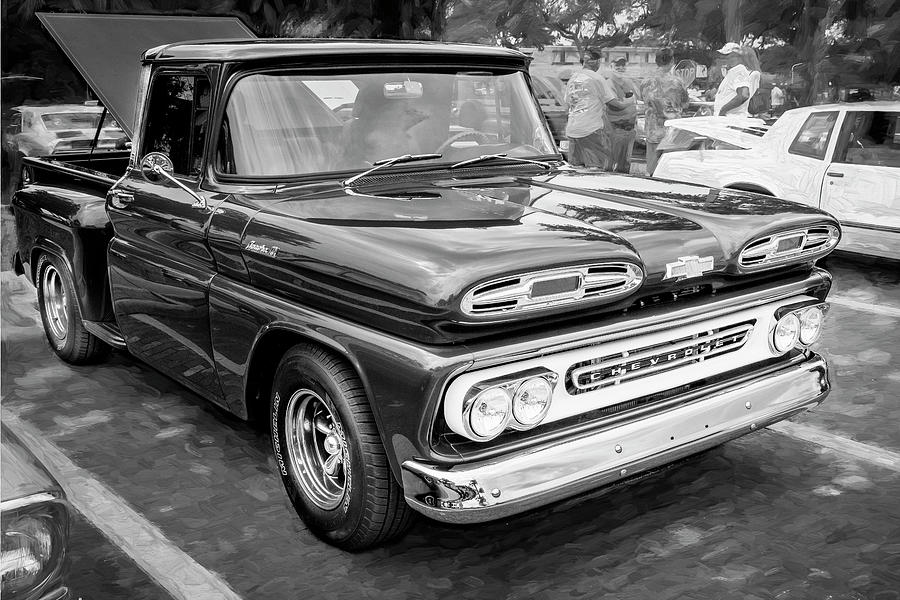 1961 Chevy Pick Up Truck Apache 10 Series X113  Photograph by Rich Franco