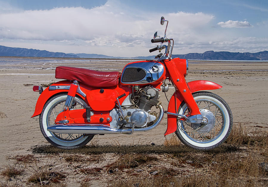 1961 Honda Dream Motorcycle 0148 Photograph By Nick Gray Pixels