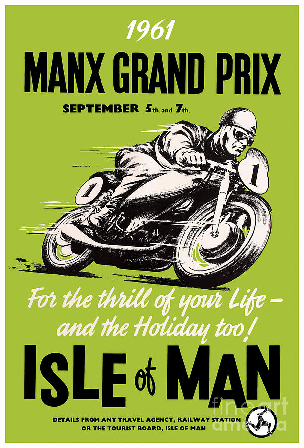 1961 Manx Grand Prix Photograph by Jon Neidert