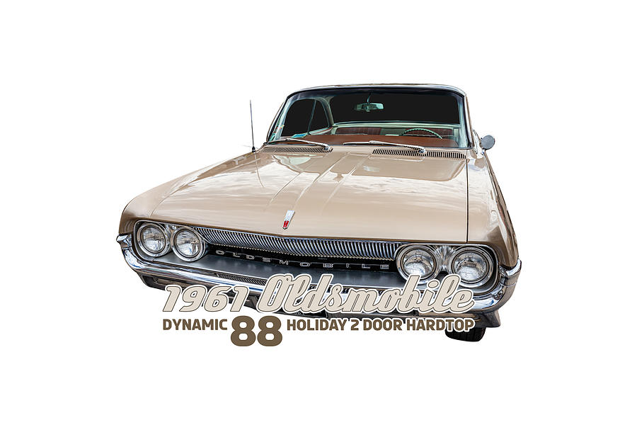 Vintage Photograph - 1961 Oldsmobile Dynamic 88 Holiday 2 Door Hardtop by Gestalt Imagery