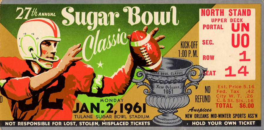 1961 Sugar Bowl Mixed Media by Row One Brand