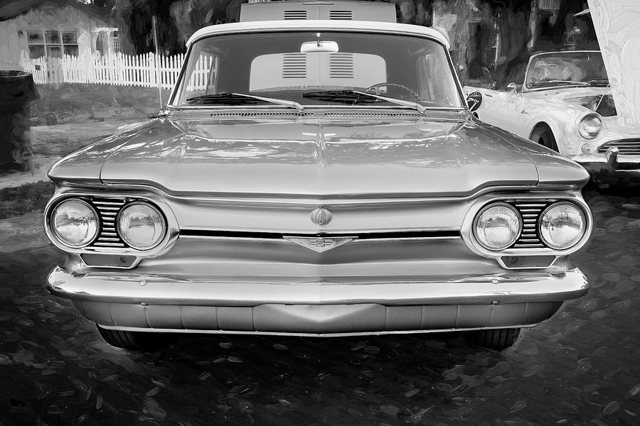 1962 Chevrolet Corvair Monza Convertible X101 Photograph by Rich Franco