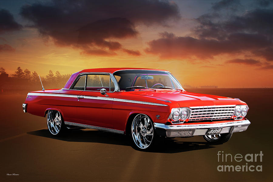 1962 Chevrolet Impala 409 Real Fine Photograph by Dave Koontz