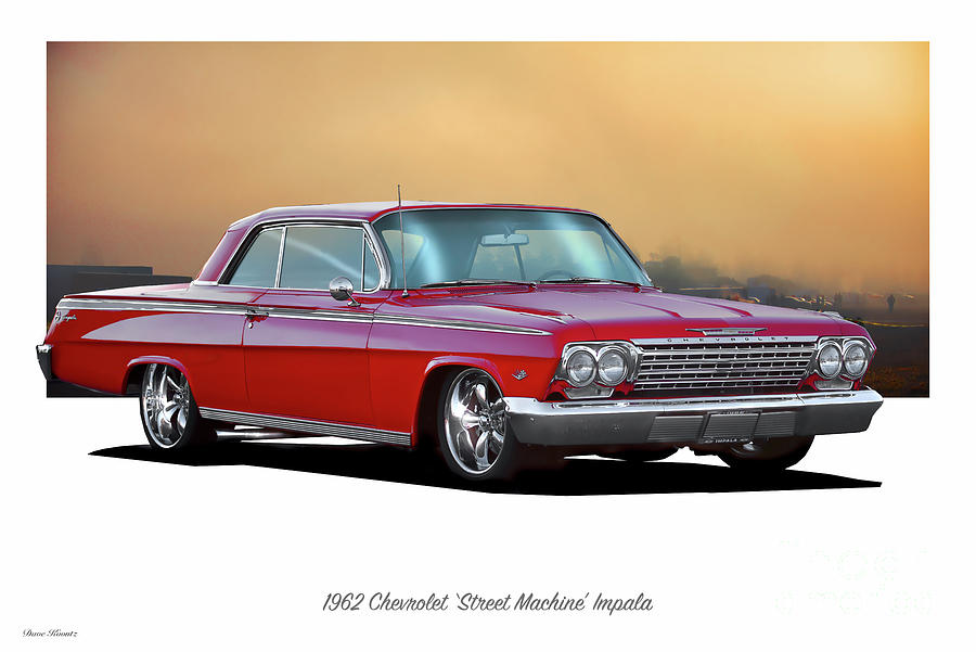 1962 Chevrolet street Machine Impala Photograph