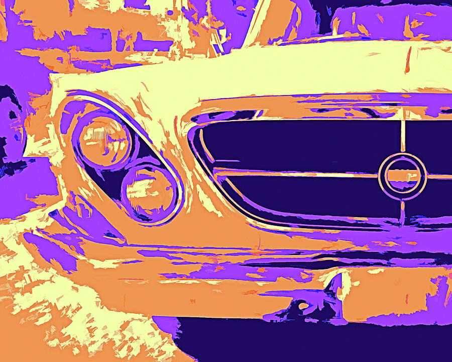 1962 Chrysler 300 Abstract Pop VOY Photograph by DK Digital