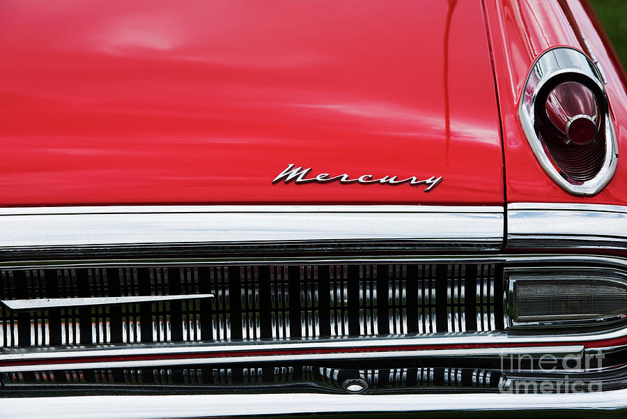 1962 Mercury Monterey Rear Abstract  Photograph by Tim Gainey