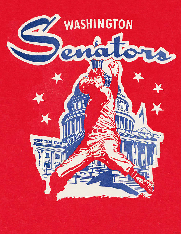 1962 Washington Senators Mixed Media by Row One Brand