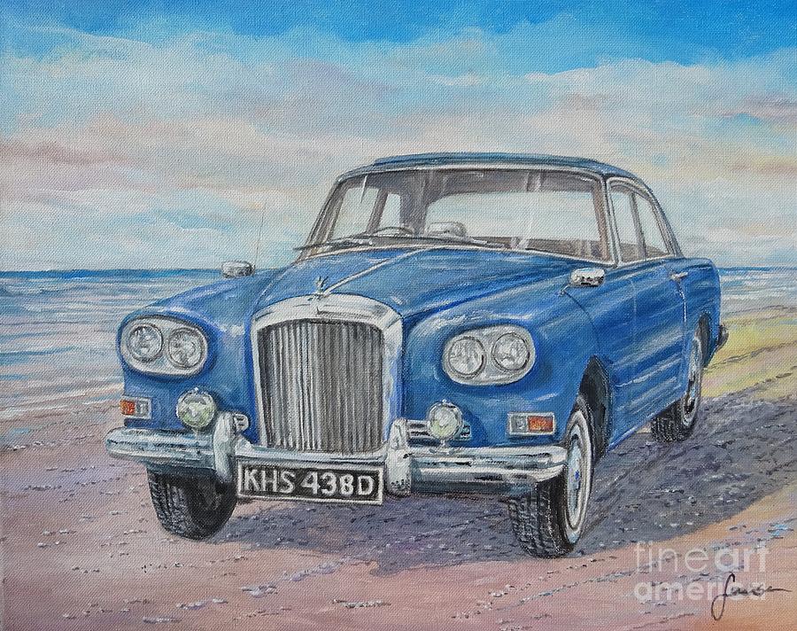 1963 Bentley Continental S3 Coupe Painting by Sinisa Saratlic