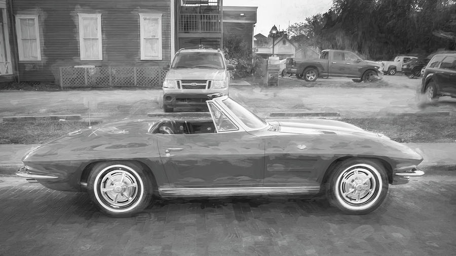 1963 Chevrolet Corvette Convertible X117 Photograph by Rich Franco