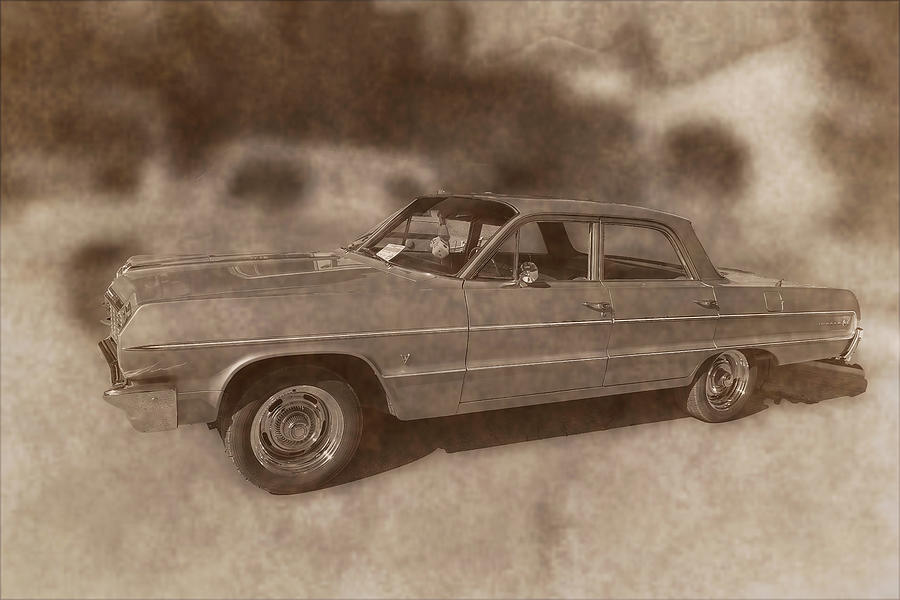 1963 Chevrolet Impala  Photograph by Cathy Anderson