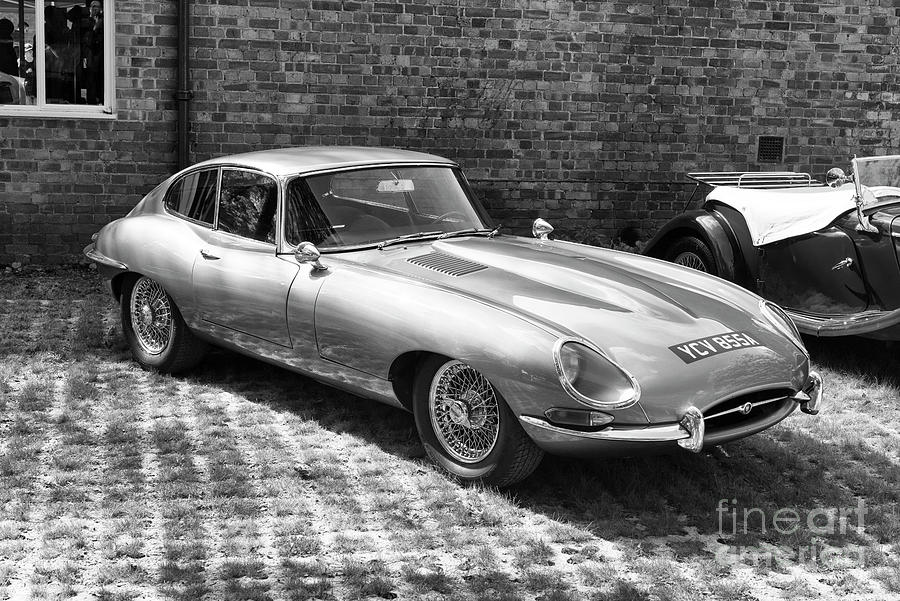 1963 Jaguar E type Monochrome Photograph by Tim Gainey | Fine Art America