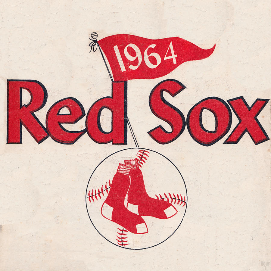 1964 Boston Red Sox Art Mixed Media by Row One Brand