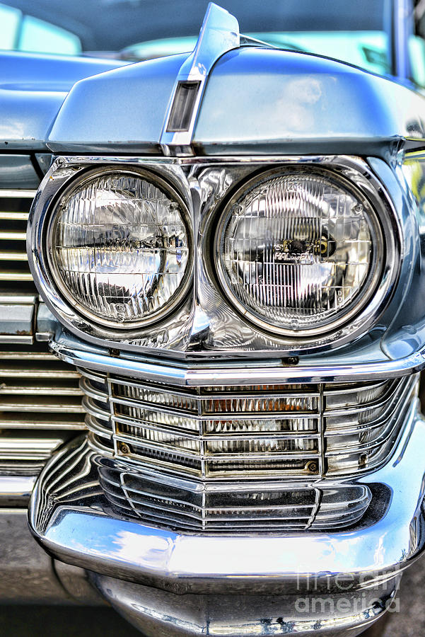 1964 Cadillac Headlights Photograph by Paul Ward