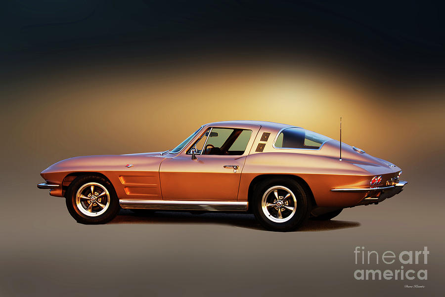 1964 Chevrolet Corvette Golden Stingray Photograph by Dave Koontz