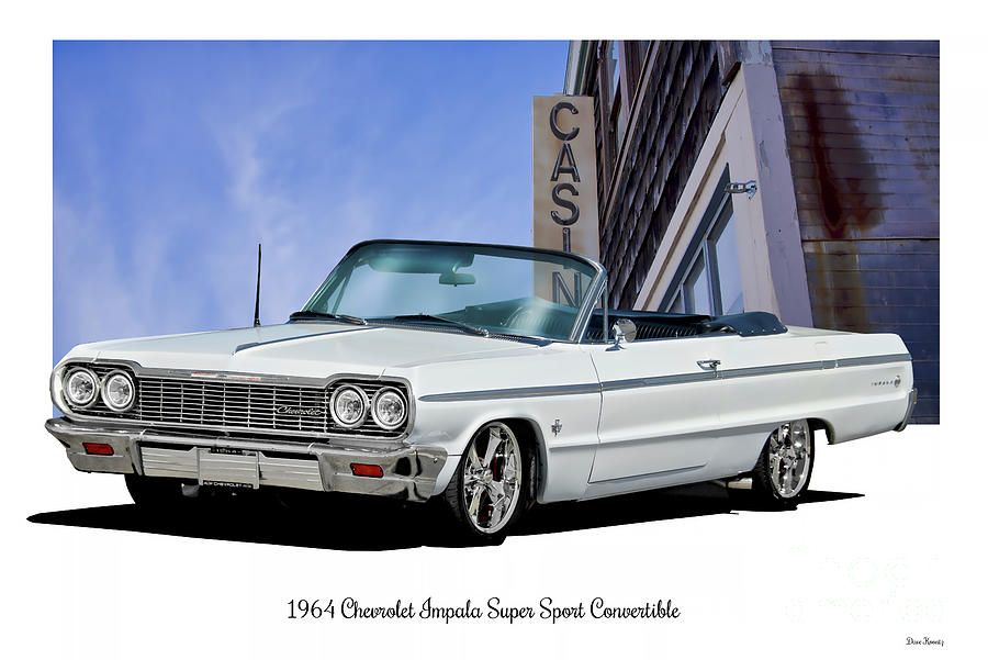 1964 Chevrolet Impala SS Convertible Photograph by Dave Koontz